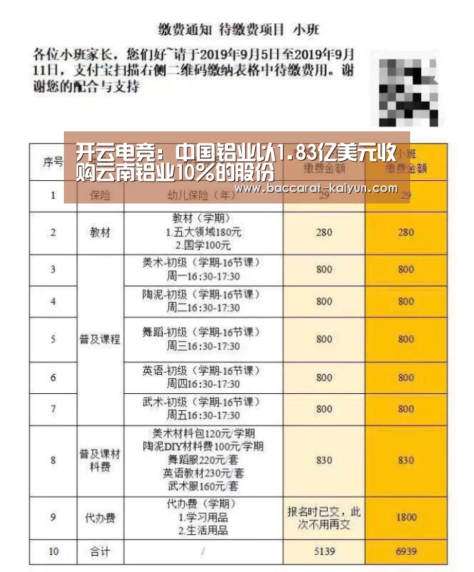开云电竞:中国铝业以1.83亿美元收购云南铝业10%的股份(图2) 开云竞猜